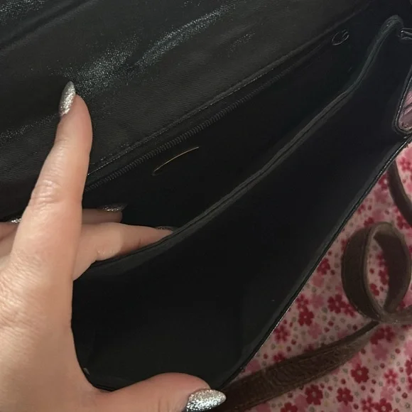 Vintage Black & Brown Partner Purse - Picture 4 of 4